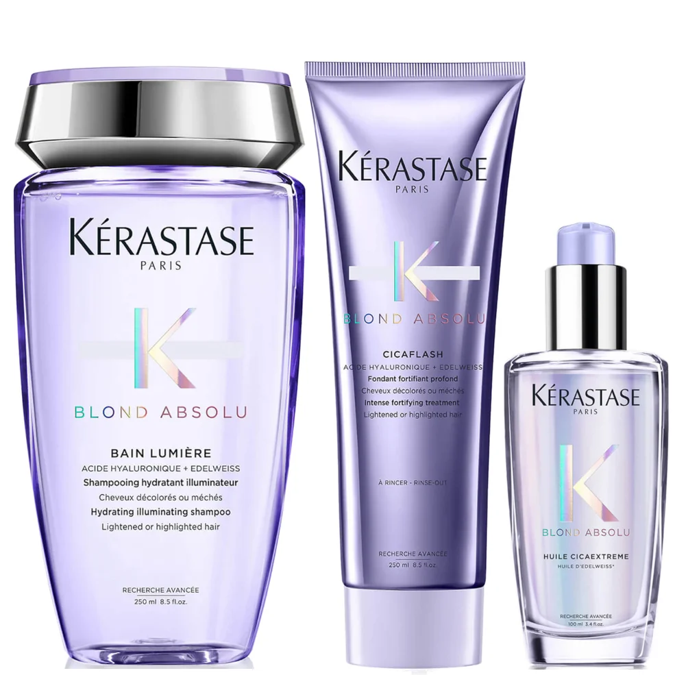 Kérastase Blond Absolu Shampoo, Conditioner and Oil Hair Routine for Lightened or Highlighted Hair Zdjęcie 1