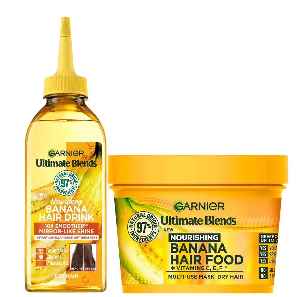 Garnier Ultimate Blends Banana Hair Food Intensely Nourishing Treatment Regime for Dry Hair Zdjęcie 1