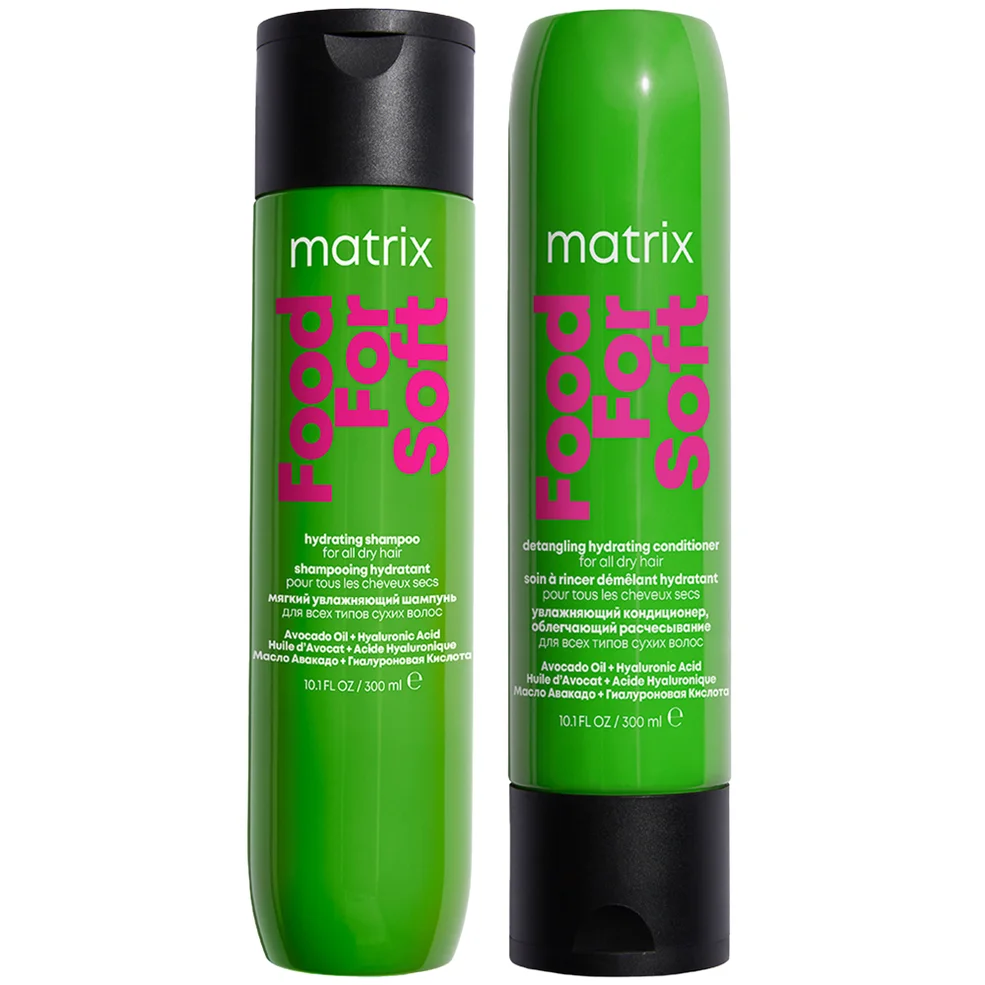 Matrix Food for Soft Hydrating 300ml Shampoo and Conditioner with Avocado Oil and Hyaluronic Acid for Dry Hair Duo Zdjęcie 1