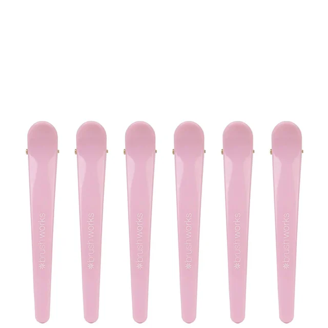 brushworks Sectioning Clips zaciski do włosów (6 sztuk)
