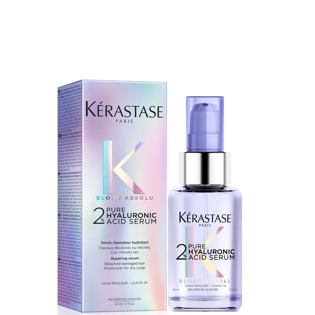 Kérastase Blond Absolu 2% Pure Hyaluronic Acid Scalp and Hair Serum produkt do włosów i skóry głowy z kwasem hialuronowym 50 ml