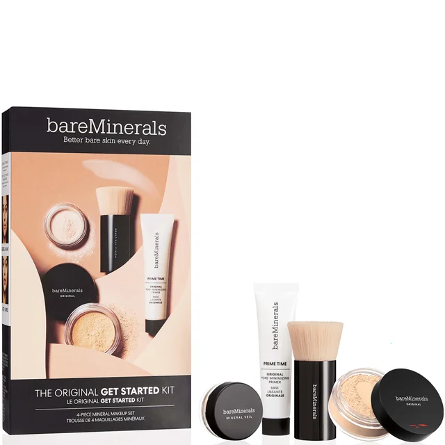 bareMinerals The Original Get Started Kit 4pc Mineral Makeup Set zestaw startowy produktów do makijażu (różne odcienie)