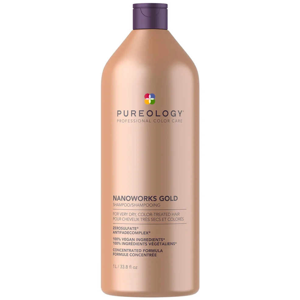 Pureology Nanoworks Gold Shampoo złoty szampon do włosów 1000 ml Zdjęcie 1