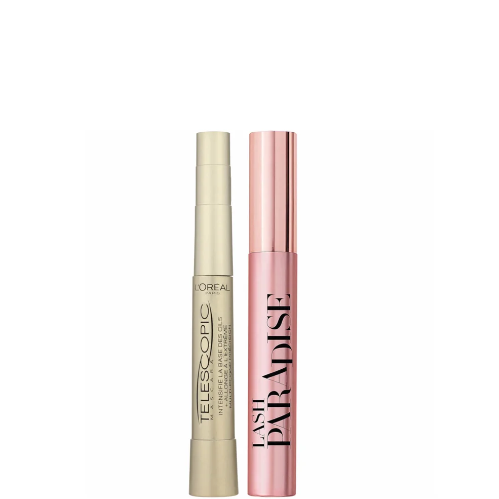L'Oréal Paris Telescopic Mascara for More Length and Lash Paradise Volume Mascara Bundle Zdjęcie 1