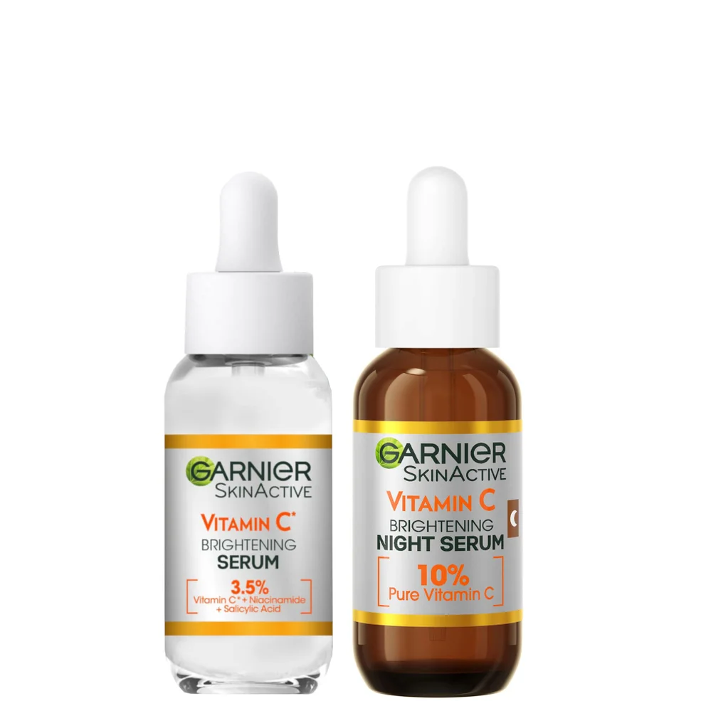 Garnier Vitamin C Day and Night Serum Set for Face, Anti-Dark Spots and Brightening 30ml Zdjęcie 1