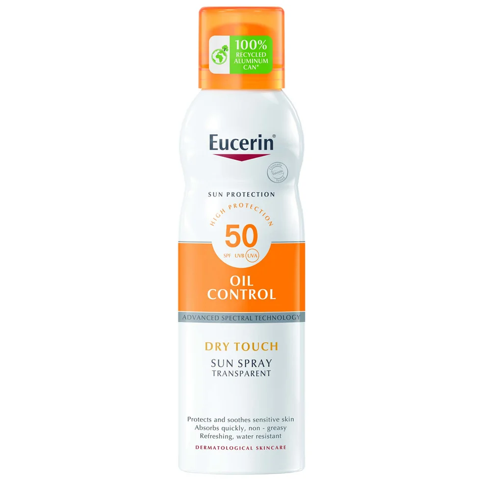 Eucerin Sensitive Protect Transparent Dry Touch Sun Spray SPF50 przeciwsłoneczny produkt do skóry wrażliwej 200 ml Zdjęcie 1