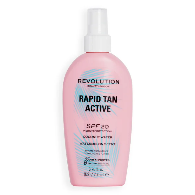Makeup Revolution Beauty Rapid Tan Active SPF 20 przyśpieszacz opalenizny z filtrem 200 ml