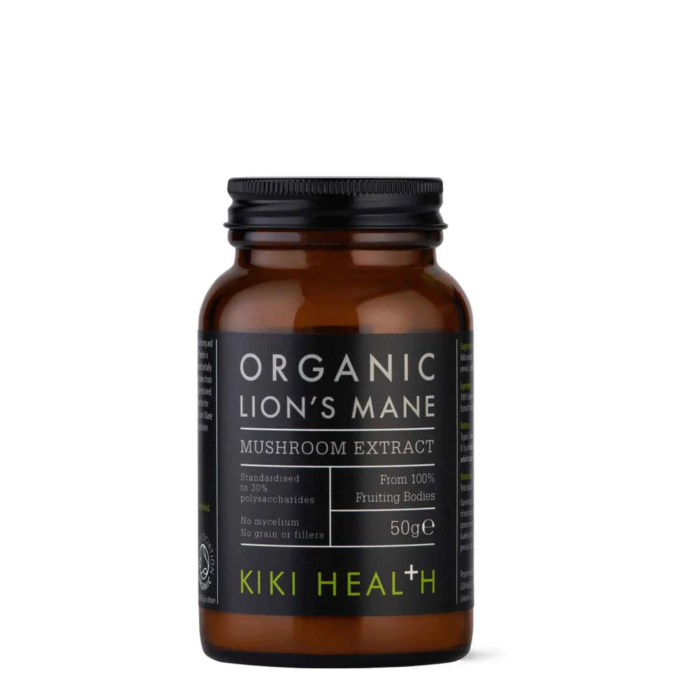 KIKI Health Organic Mushroom Extract Lion's Mane Powder 50g Zdjęcie 1