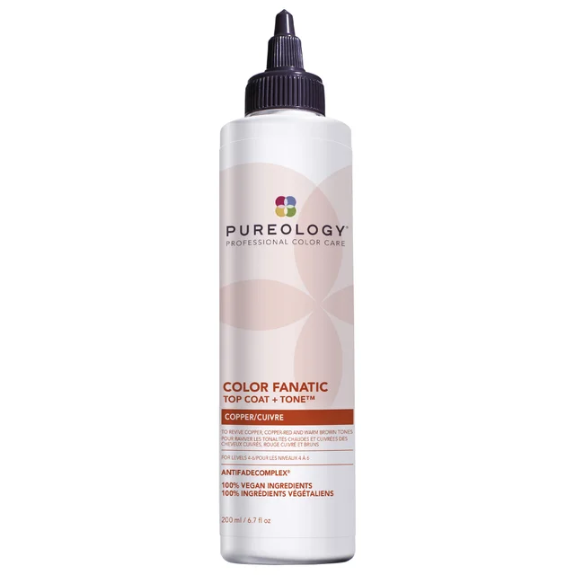 Pureology Color Fanatic Top Coat and Tone for Copper Hair Colour Protection kuracja chroniąca kolor włosów 200 ml