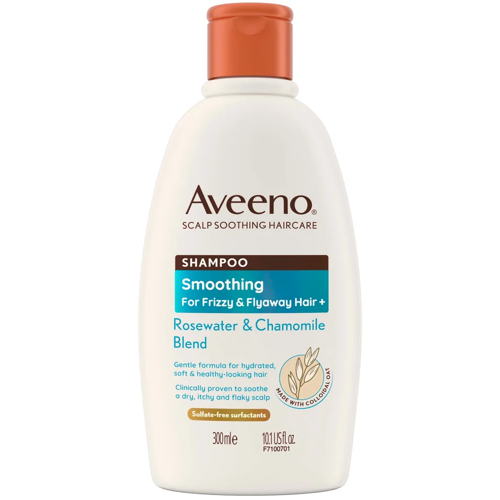 Aveeno Haircare Smoothing+ Rose Water and Chamomile Blend Shampoo 300ml Zdjęcie 1