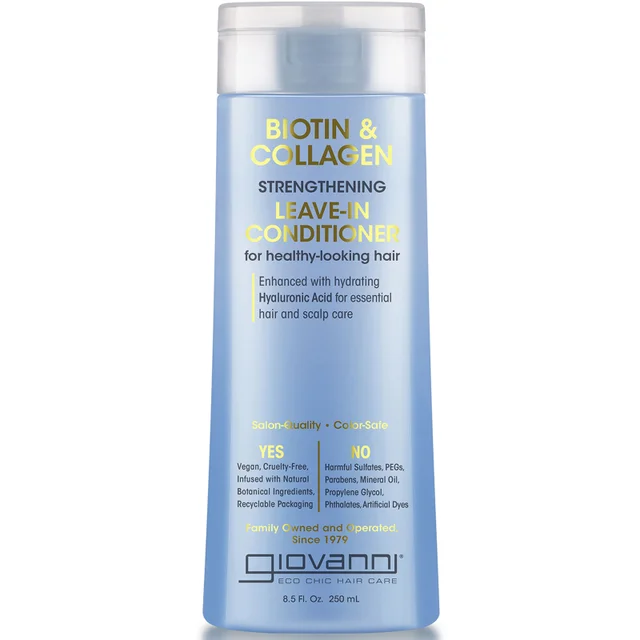 Giovanni Biotin & Collagen Strength Leave-in Conditioner wzmacniająca odżywka bez spłukiwania z biotyną i kolagenem 250 ml