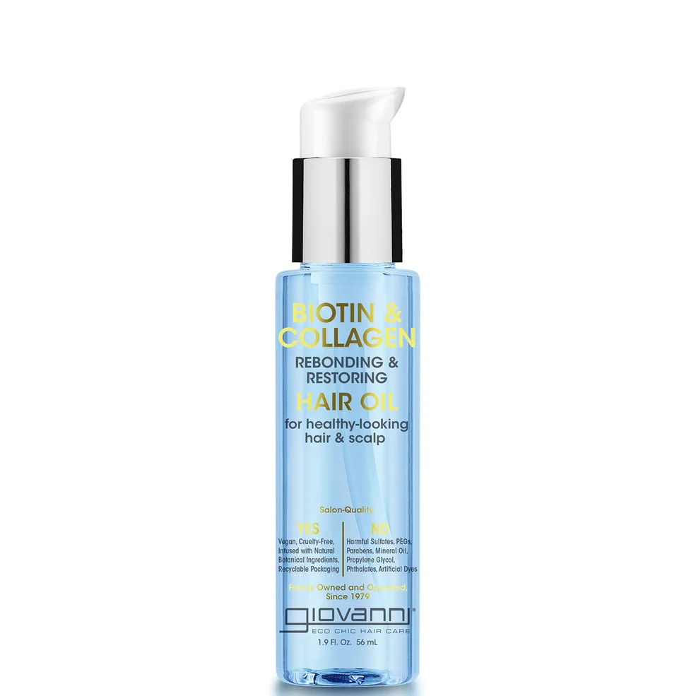 Giovanni Biotin & Collagen Rebond and Restore Hair Oil 56ml Zdjęcie 1
