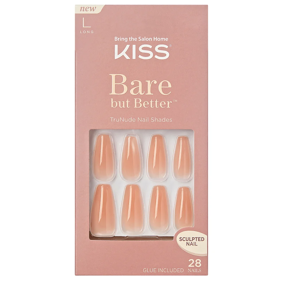 Kiss Bare But Better Nails - Nude Drama Zdjęcie 1