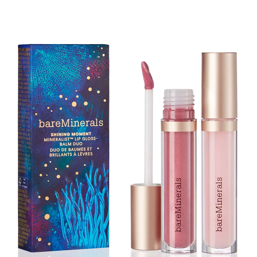 bareMinerals Holiday 2023 Mineralist Gloss-Balm Trio - Love, Clarity, Merry Zdjęcie 1