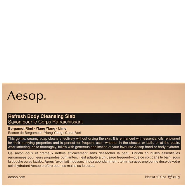Aesop Refresh Body Cleansing Slab kostka oczyszczająco-odświeżająca do ciała 310 g