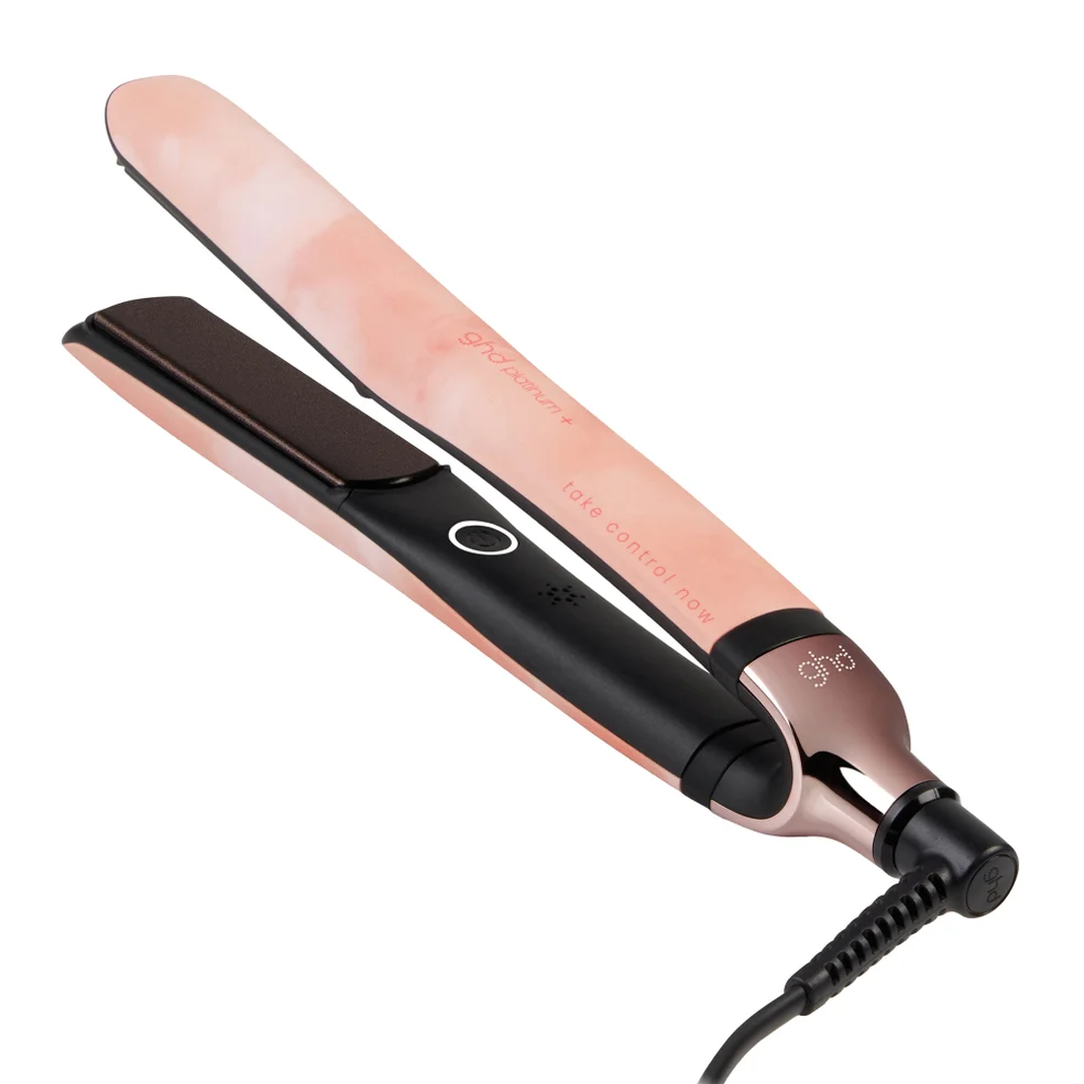 ghd Limited Edition Platinum+ Hair Straightener in Pink Peach Zdjęcie 1