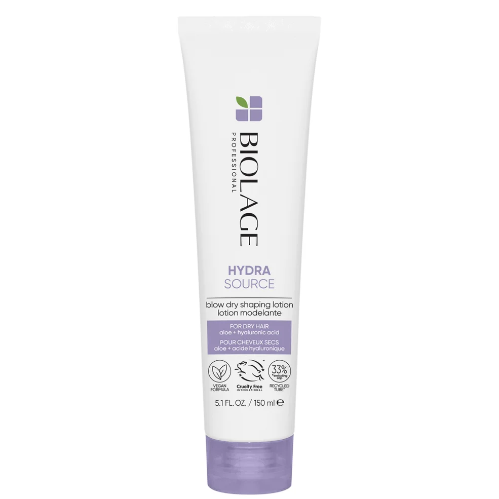 Biolage HydraSource Blow Dry Shaping Lotion with Aloe and Hyaluronic Acid For Dry Hair lotion do stylizacji włosów 150 ml Zdjęcie 1