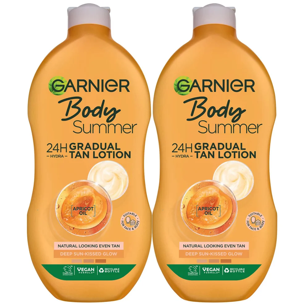 Garnier Summer Body Gradual Deep Tan Moisturiser Duo Zdjęcie 1