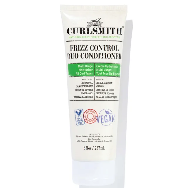 Curlsmith Frizz Control Duo Conditioner odżywka do włosów puszących się – wielkość standardowa 234 ml