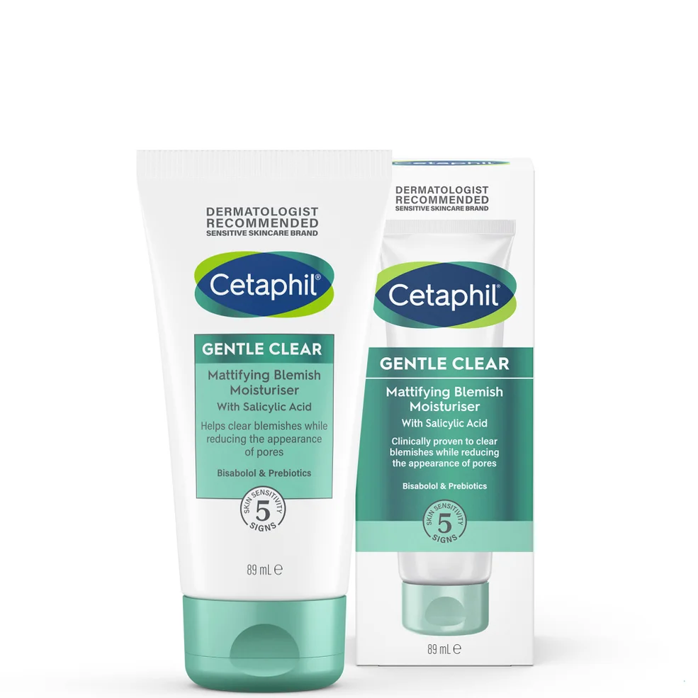 Cetaphil Gentle Clear Mattifying Blemish Face Cream with Salicylic Acid for Sensitive Skin matujący krem do twarzy 89 ml Zdjęcie 1