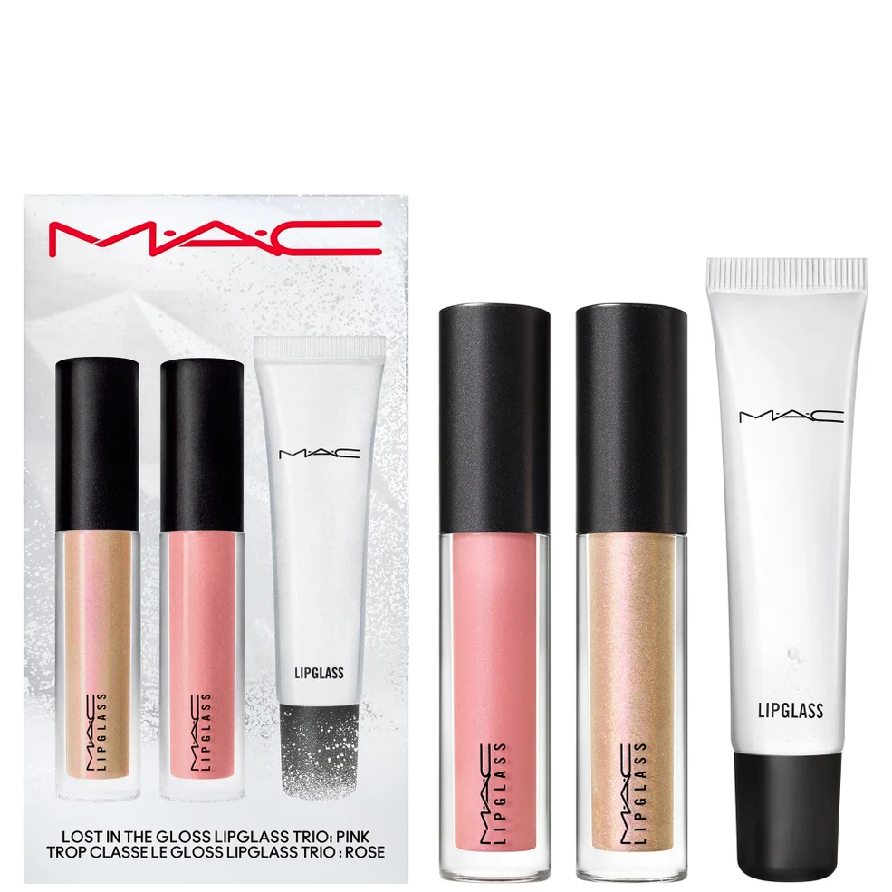 MAC Lost In The Gloss Lipglass Trio - Pink Zdjęcie 1