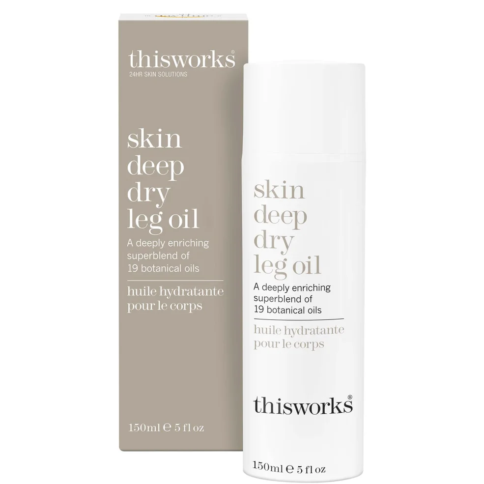 this works Skin Deep Dry Leg Oil suchy olejek do nóg 150 ml Zdjęcie 1