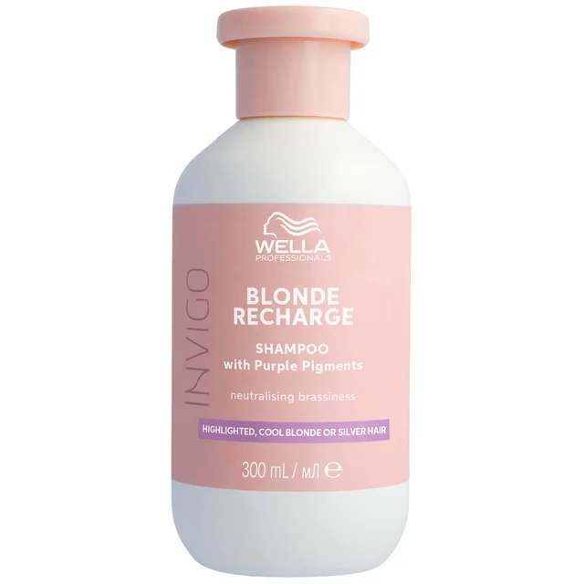 Wella Professionals Care Invigo Blonde Recharge Colour Refreshing Shampoo Cool Blonde szampon do włosów blond 300 ml