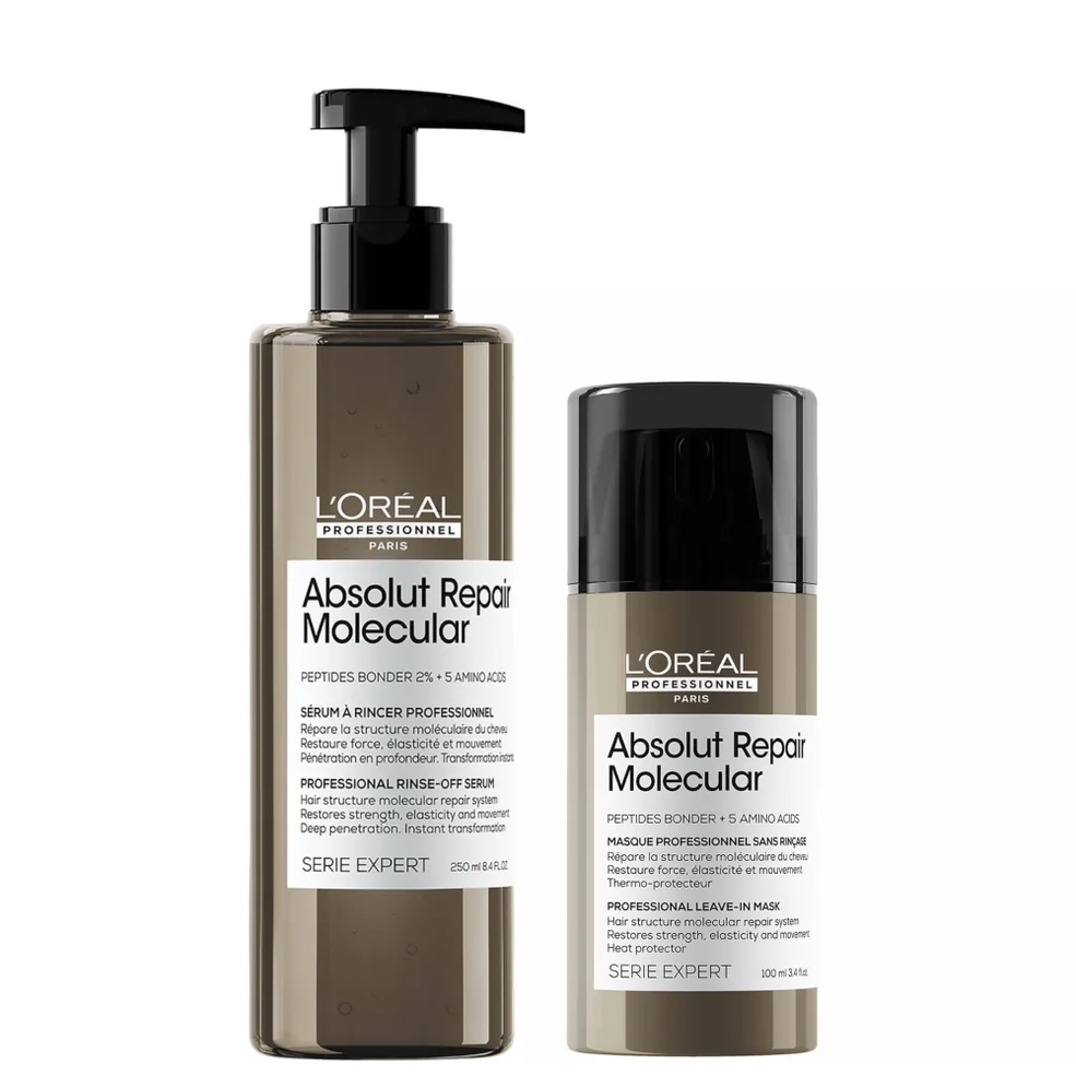 L'Oréal Professionnel Serie Expert Absolut Repair Molecular Rinse-off Serum and Mask Duo for Damaged Hair Zdjęcie 1