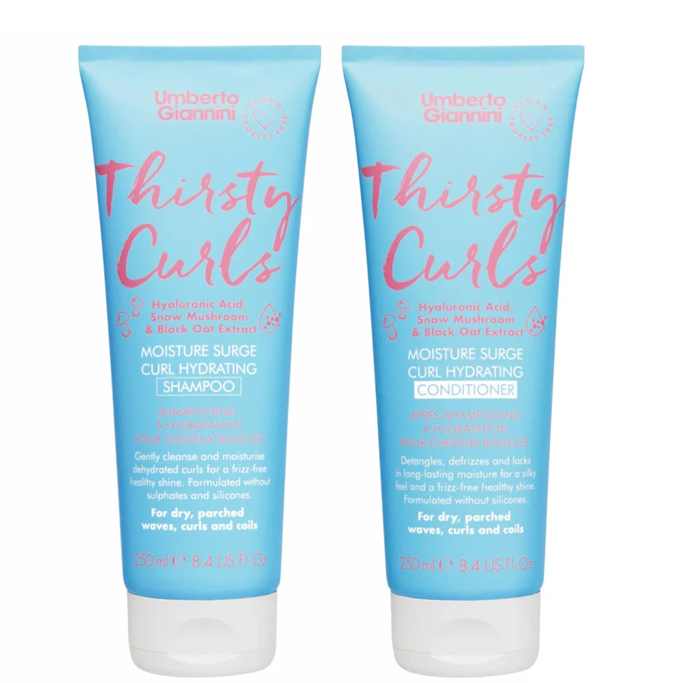 Umberto Giannini Thirsty Curls Shampoo and Conditioner Duo Zdjęcie 1