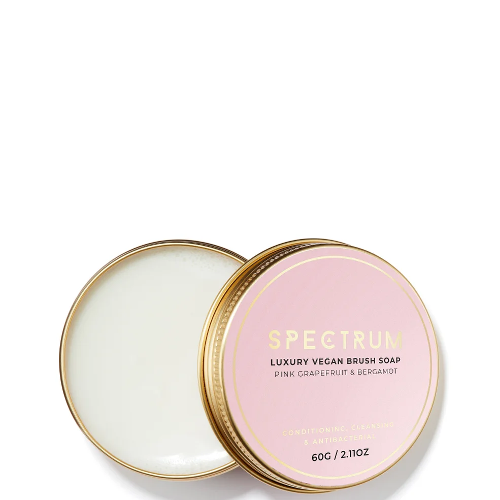 Spectrum Cleaning Pink Grapefruit & Bergamot Vegan Brush Soap Zdjęcie 1