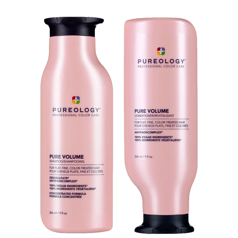 Pureology Pure Volume Shampoo and Conditioner Routine For Flat, Fine, Colour Treated Hair 266ml Zdjęcie 1