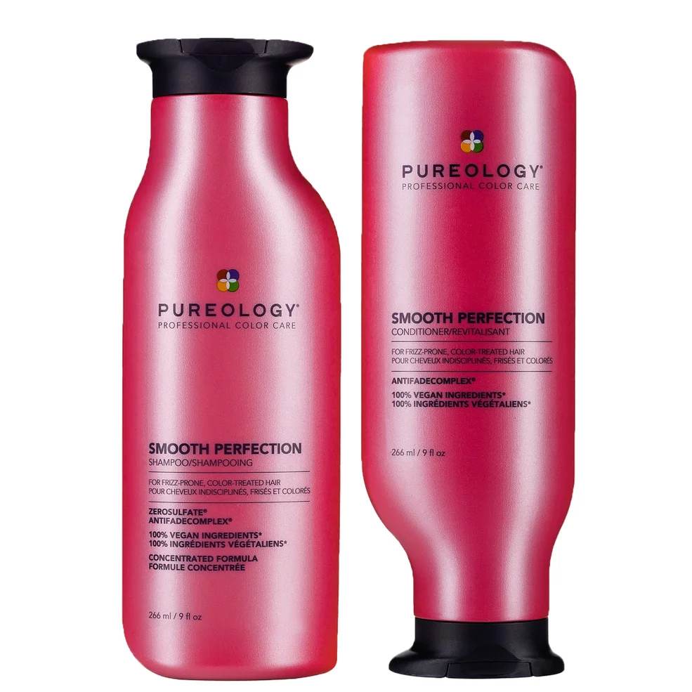 Pureology Smooth Perfection Shampoo and Conditioner Routine For Frizz Prone, Colour Treated Hair 266ml Zdjęcie 1