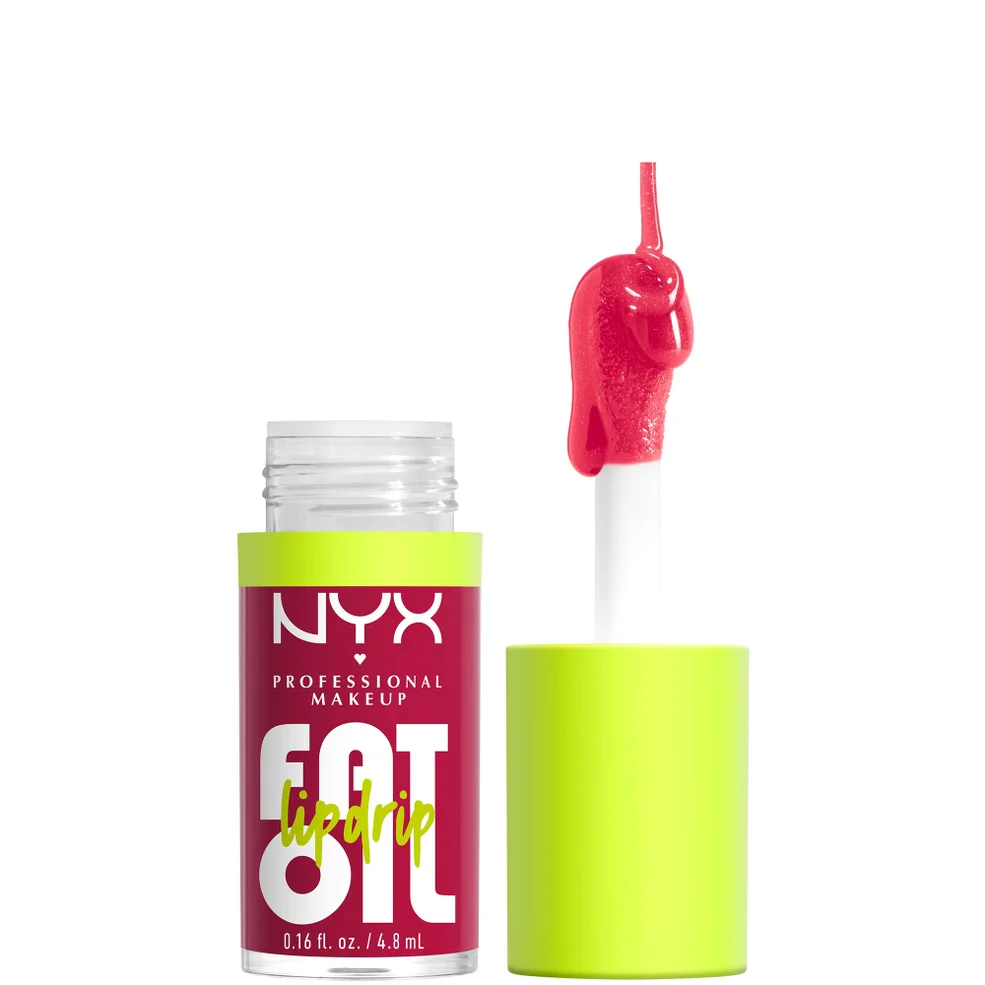 NYX Professional Makeup Fat Oil Lip Drip 12H Hydration Non-Sticky Finish Lip Gloss 4.8ml (Various Shades) Zdjęcie 1