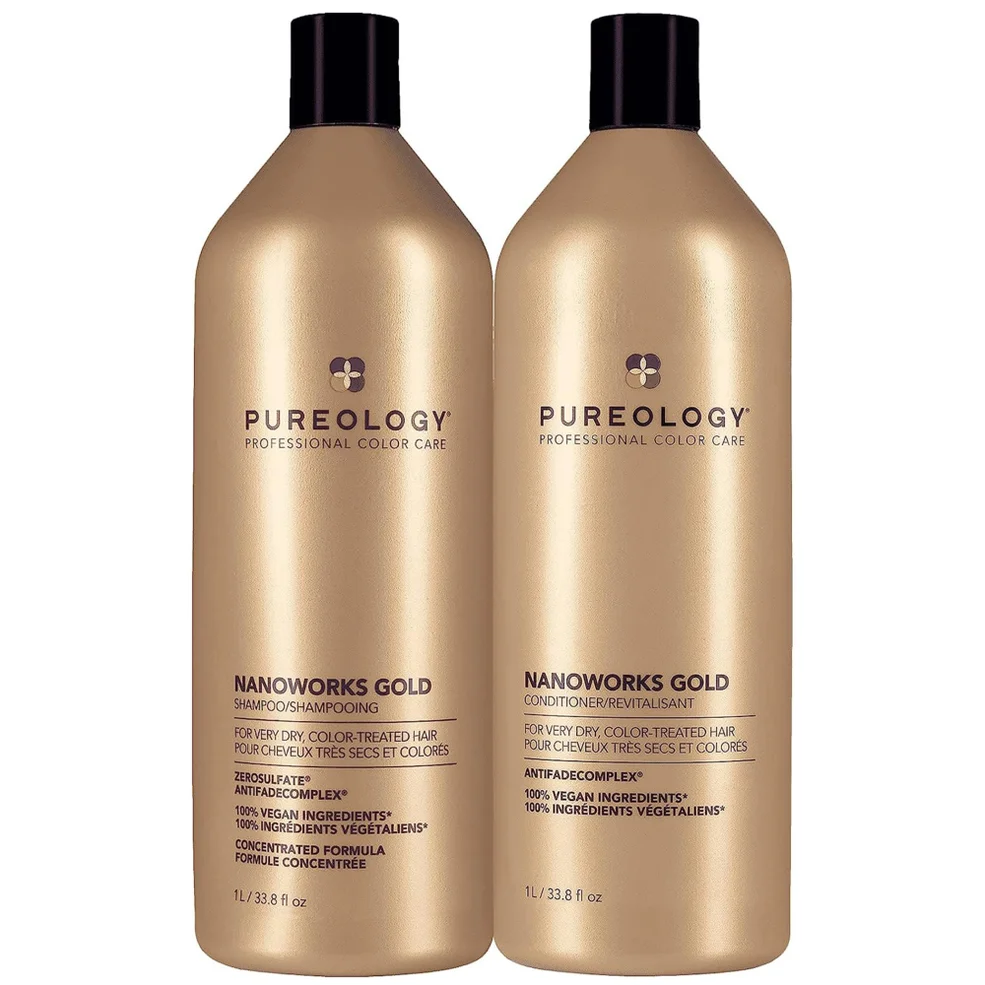 Pureology Nanoworks Gold Shampoo and Conditioner Routine For Very Dry, Colour Treated Hair Zdjęcie 1