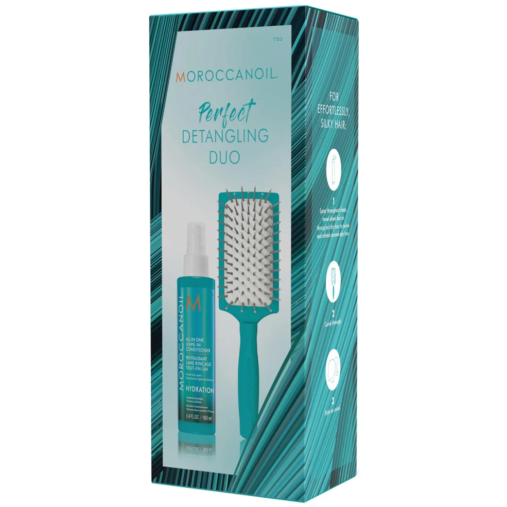 Moroccanoil All-in-One Leave-in Conditioner 160ml and Mini Paddle Brush Zdjęcie 1
