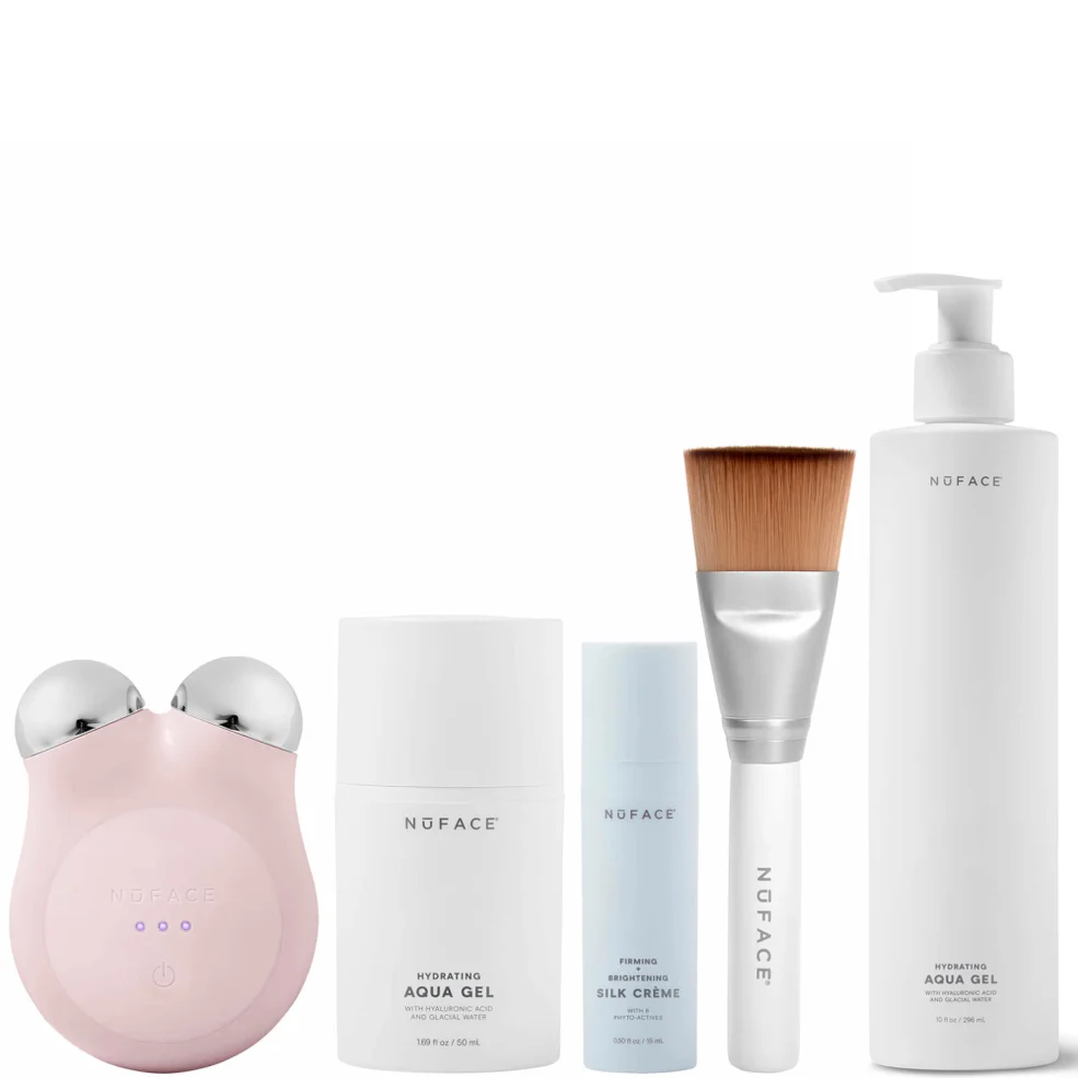 NuFACE MINI+ Petite Facial Toning Routine Bundle - Sandy Rose Zdjęcie 1