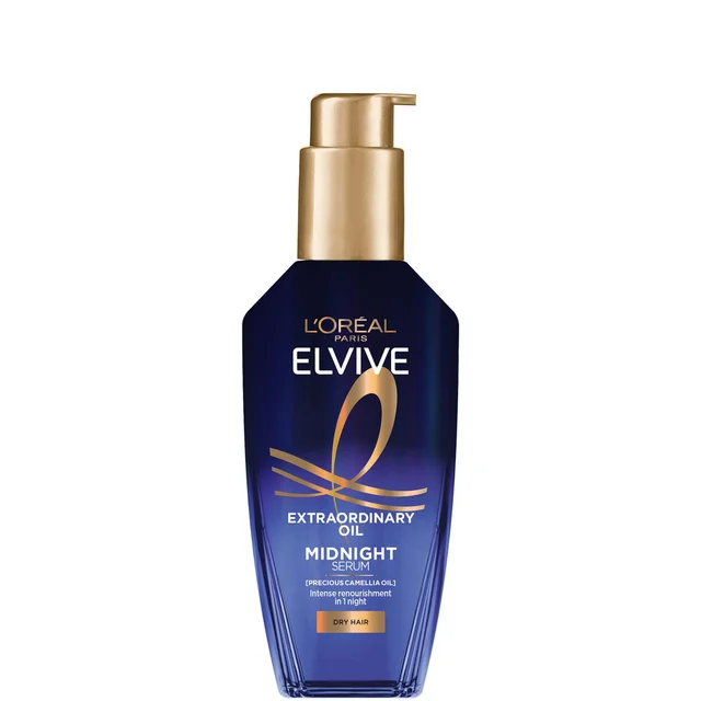 L'Oréal Paris Elvive Extraordinary Oil Midnight Renourishing Hair Treatment Serum for Dry Hair serum do włosów suchych 100 ml