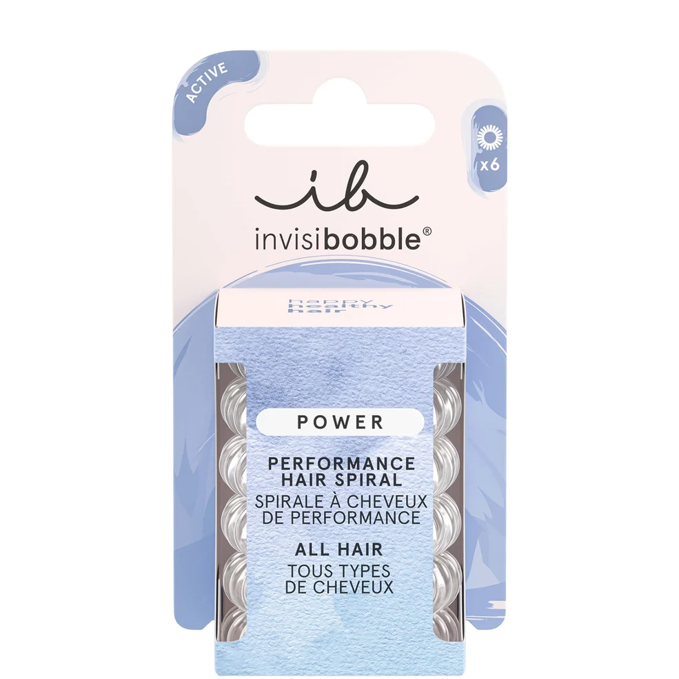 invisibobble Power Hair Tie Crystal Clear - Pack of 6 Zdjęcie 1