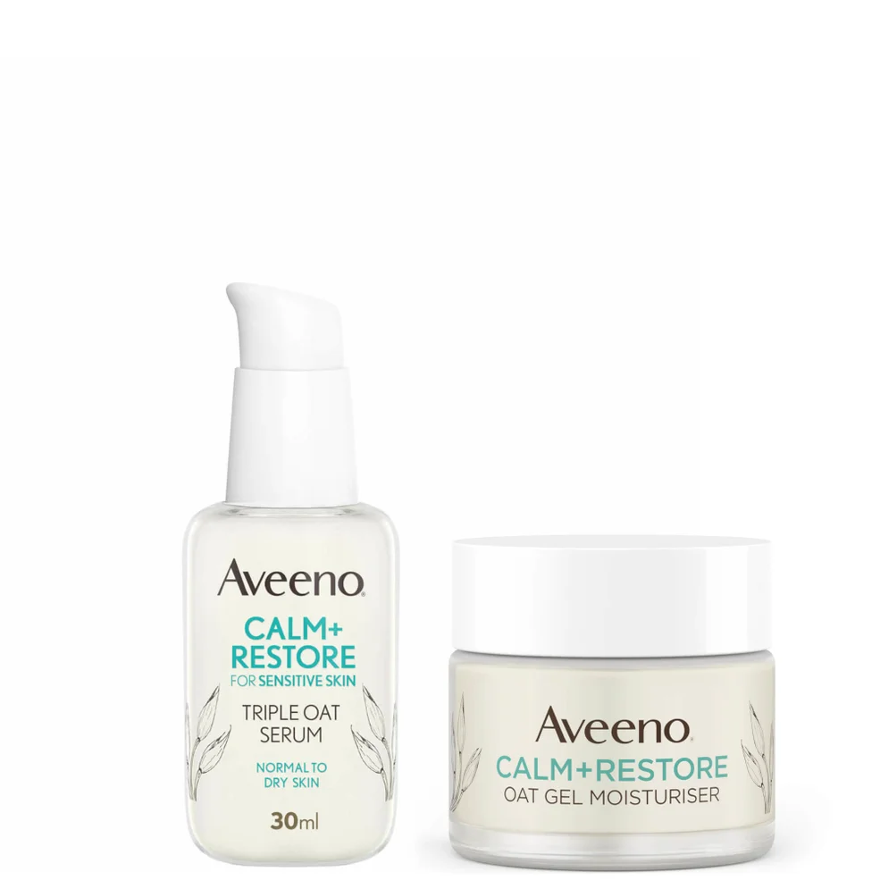 Aveeno Face Calm and Restore 24hr Hydration Duo Zdjęcie 1