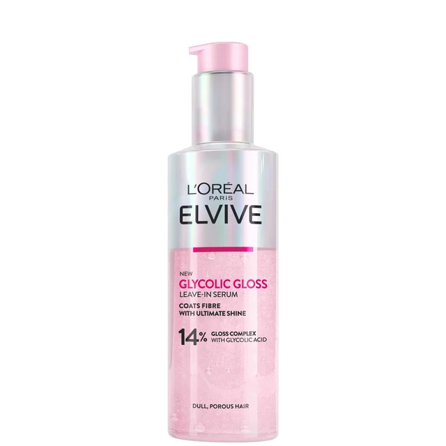 L'Oréal Paris Elvive Glycolic Gloss Leave-in Serum for Dull Hair serum bez spłukiwania do włosów zmatowiałych 150 ml