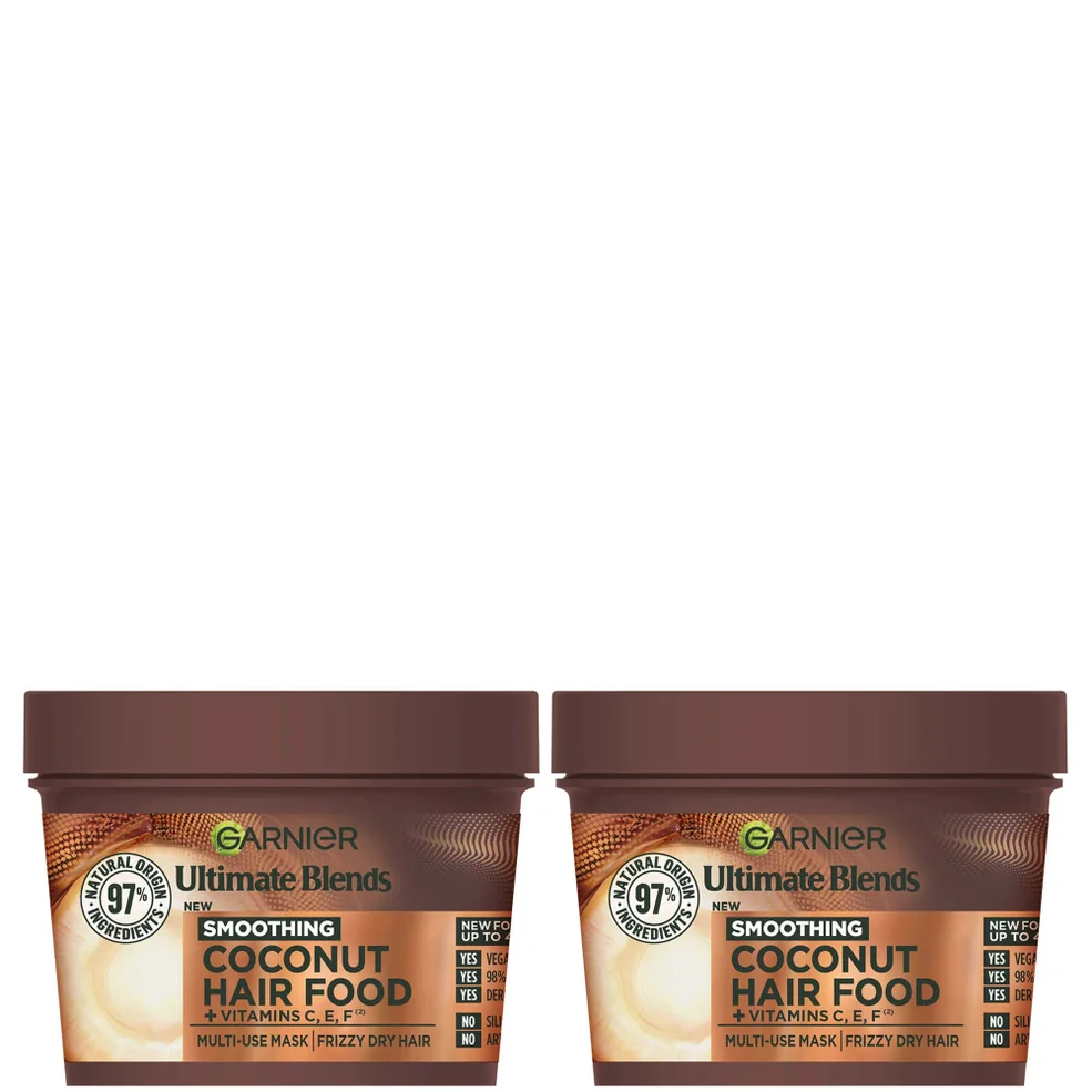 Garnier Ultimate Blends Coconut 3-in-1 Frizzy Hair Mask Duo Zdjęcie 1