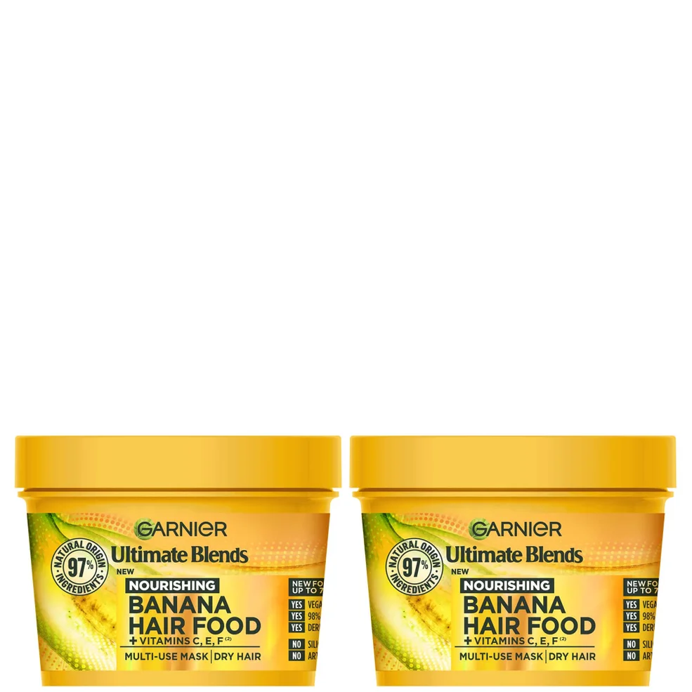 Garnier Ultimate Blends Banana 3-in-1 Dry Hair Mask Duo Zdjęcie 1