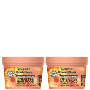 Garnier Ultimate Blends Pineapple 3-in-1 Glowing Hair Mask Duo - undefined undefined