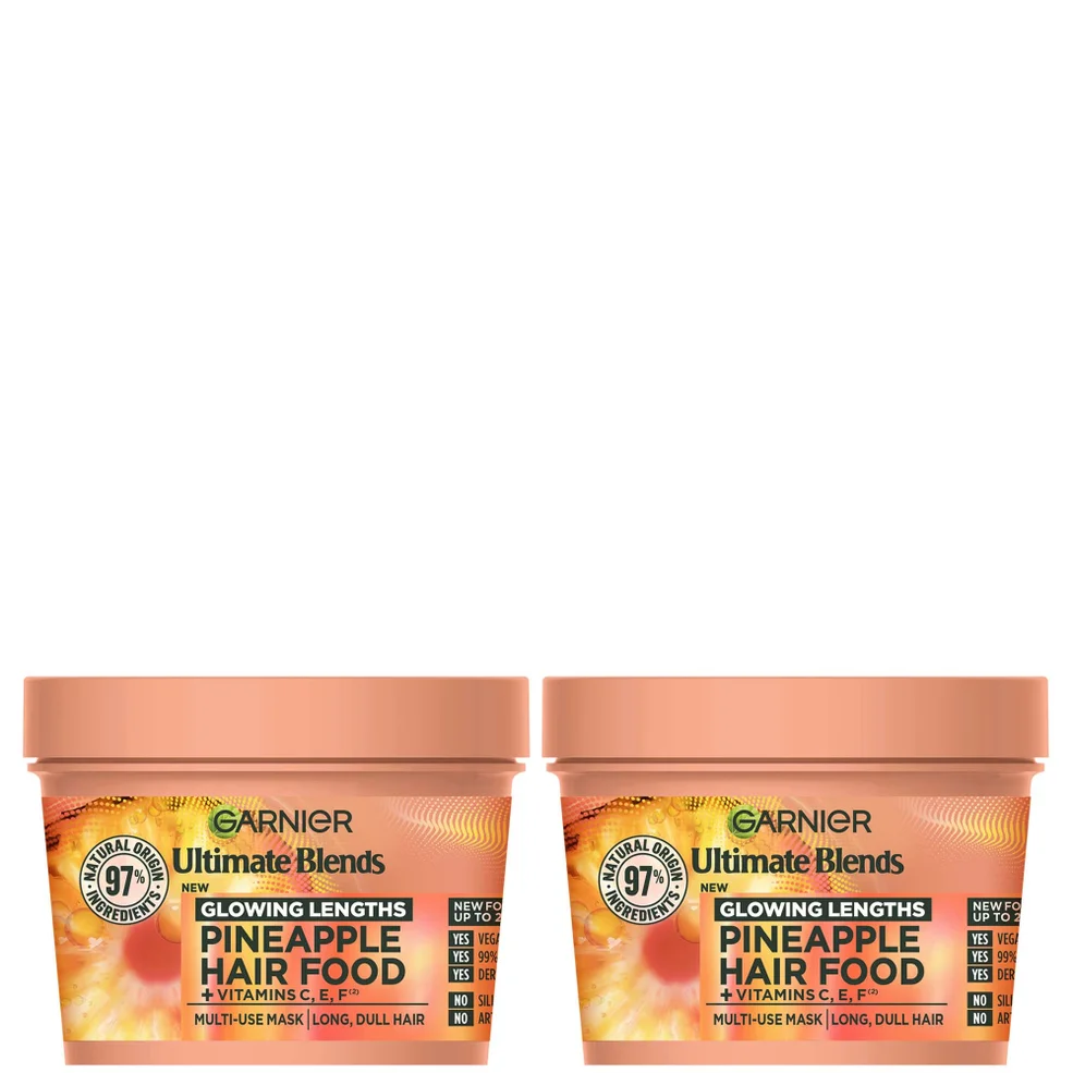 Garnier Ultimate Blends Pineapple 3-in-1 Glowing Hair Mask Duo Zdjęcie 1