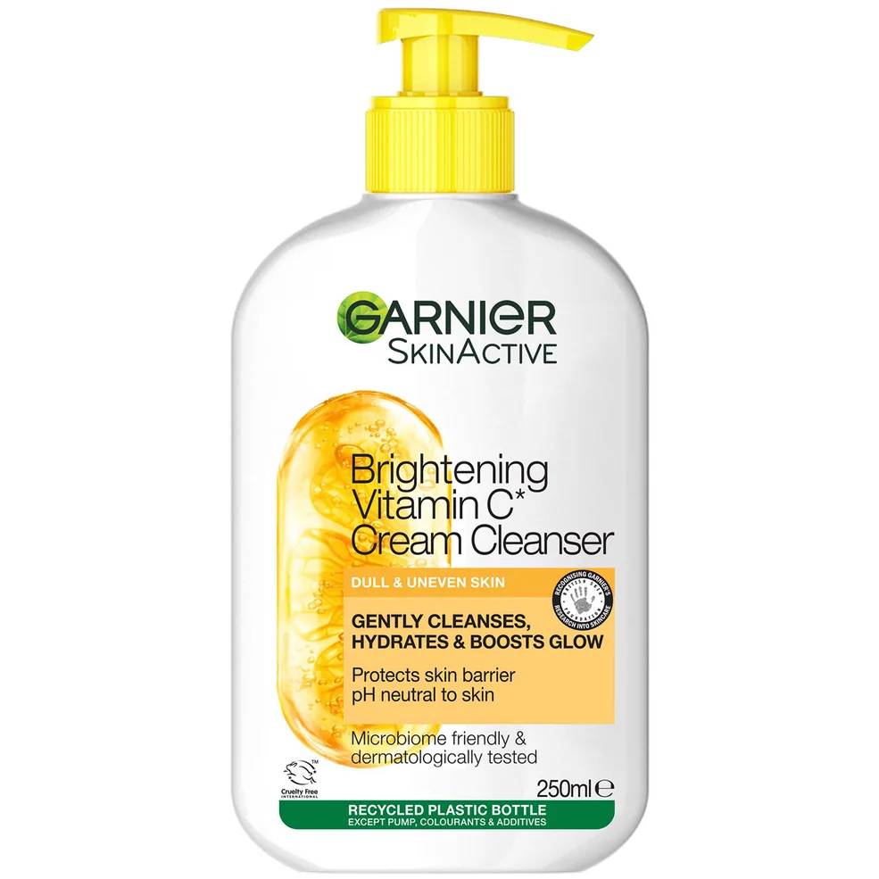 Garnier Skin Active Vitamin C Brightening Cream Cleanser rozjaśniający krem oczyszczający z witaminą C 250 ml Zdjęcie 1