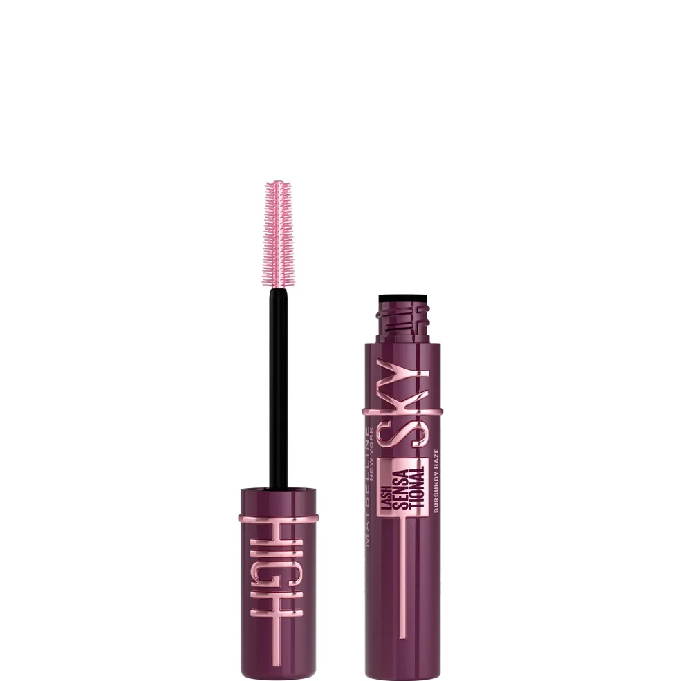 Maybelline Lash Sensational Sky High Volumizing and Thickening Eyelash Lengthening Mascara - Burgundy Haze Zdjęcie 1