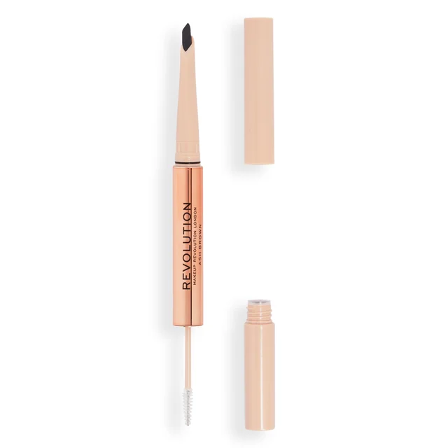 Makeup Revolution Fluffy Brow Duo kredka do pielęgnacji brwi Blonde