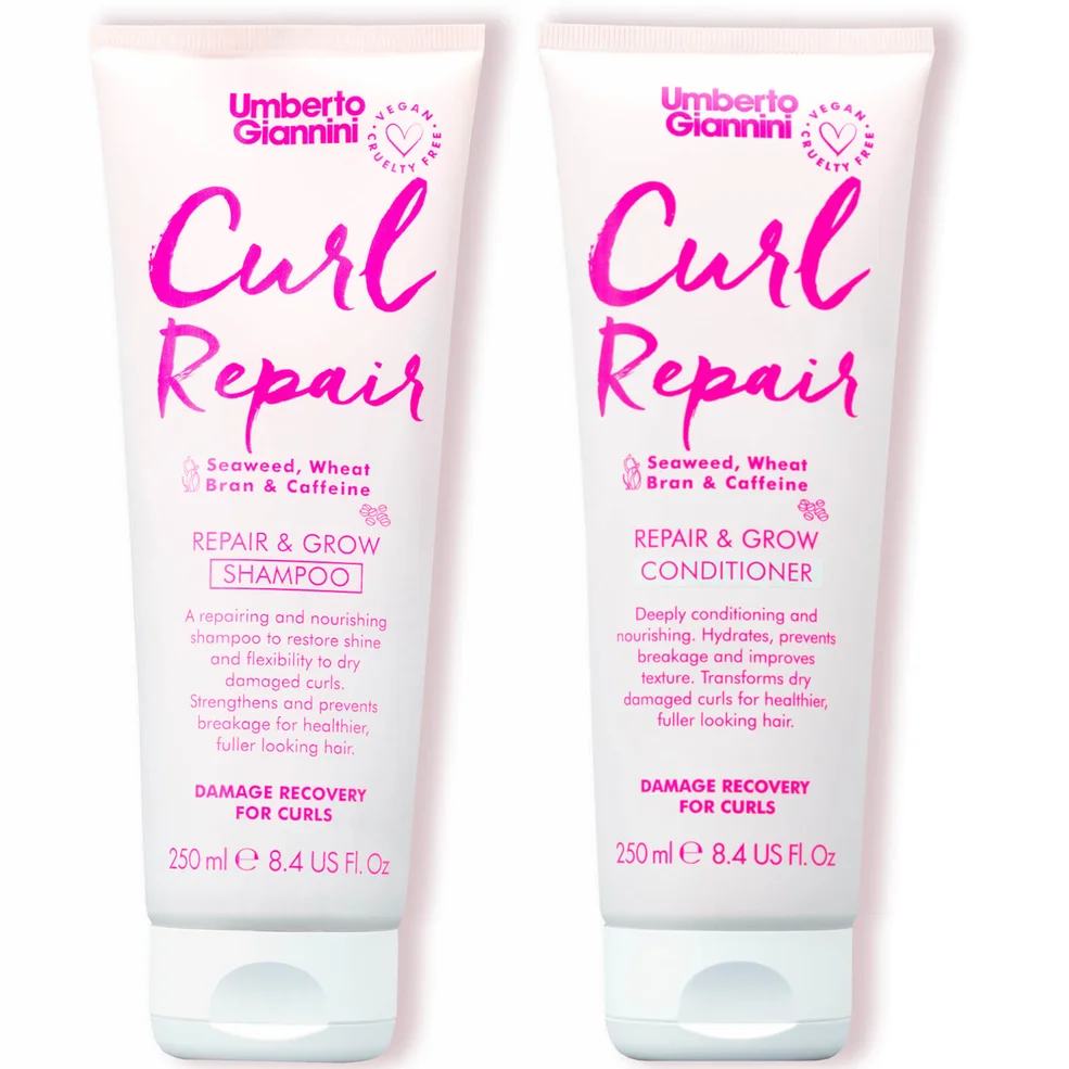 Umberto Giannini Curl Repair Shampoo and Conditioner Duo Zdjęcie 1