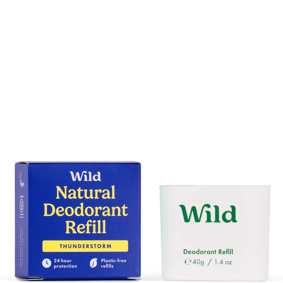 Wild Men's Fresh Cotton & Sea Salt Deodorant Refill Zdjęcie 1
