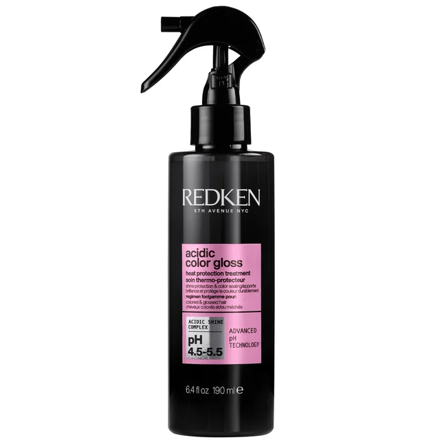 Redken Acidic Color Gloss 230°C Heat Protection Hair Treatment Shine Spray for Colour Protection spray nabłyszczający 190 ml